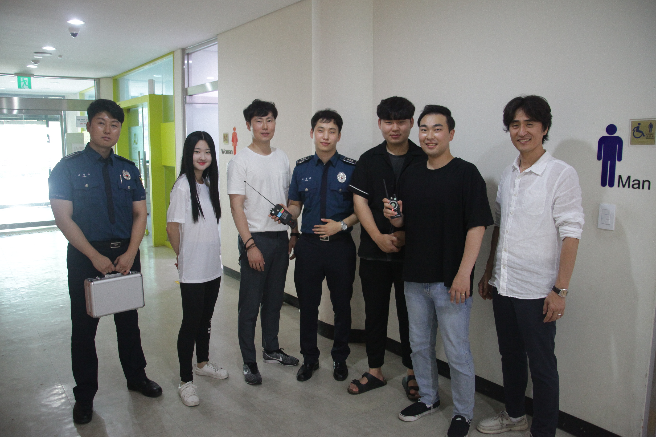 상록경찰서 연계 몰카방지 캠페인