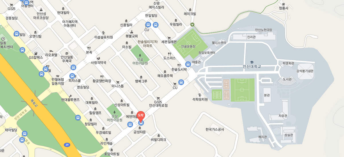 15328 경기도 안산시 상록구 안산대학로 155(일동)