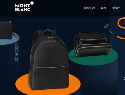 [영상/디자인분야] 몽블랑 웹디자인 MONTBLANC WEB DESIGN
