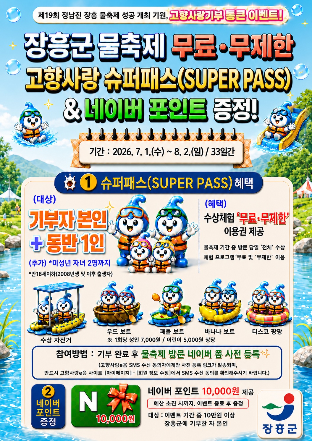 (포스터)장흥군 고향사랑기부제 「물축제 슈퍼패스(SUPER PASS)_네이버포인트 증정」 이벤트_.jpg