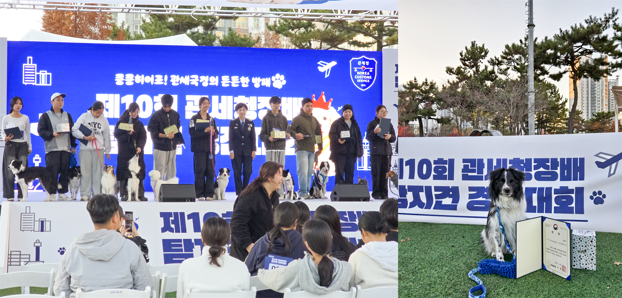 472_251118_안산대학교 동물매개케어학과 제10회 관세청장배 탐지견경진대회 어질리티 부문 장려상 2명 입상.png