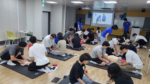안산대학교 재난안전교육센터 물리치료학과 재학생 대상 BLS Provide...