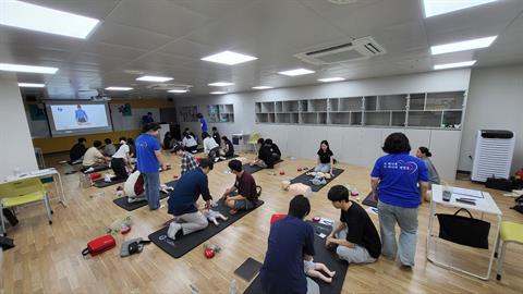 안산대학교 재난안전교육센터 방사선학과 재학생 대상 BLS Provider...