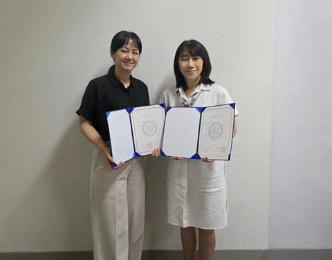 안산대학교 웰니스푸드테라피학과 ㈜맘에이치엠알 가족회사협약 체결