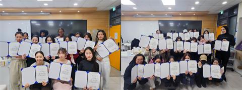 안산대학교 의료미용과 ‘포트폴리오 과제전’ 우수자 상장 수여식