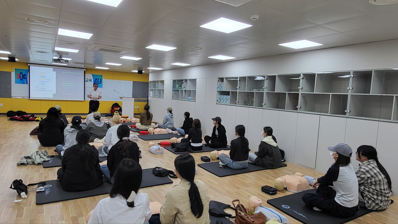 074_260414 안산대학교 재난안전교육센터, 유아교육과 대상 영유아 안전사고 대응 응급처치 교육 실시.jpg