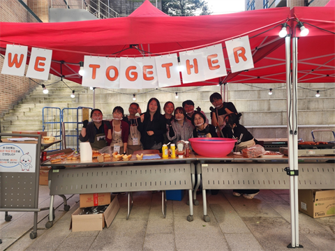 안산대학교 예지관, 중간고사 격려 ‘WE TOGETHER’ 이벤트 진행