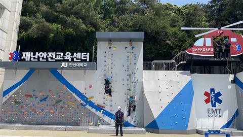 안산대학교 응급구조학과, 헬기레펠 체험 프로그램 실시