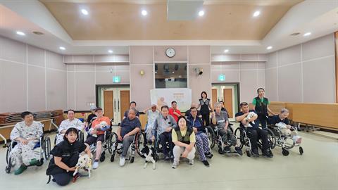 안산대학교 동물교감케어학과, 경기요양병원서 동물교감활동 전개