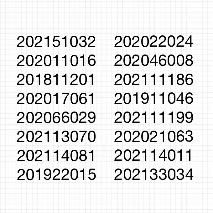 202151032 202022024 202011016 202046008 201811201 202111186 202017061 201911046 202066029 202111199 202113070 202021063 202114081 202114011 201922015 202133034