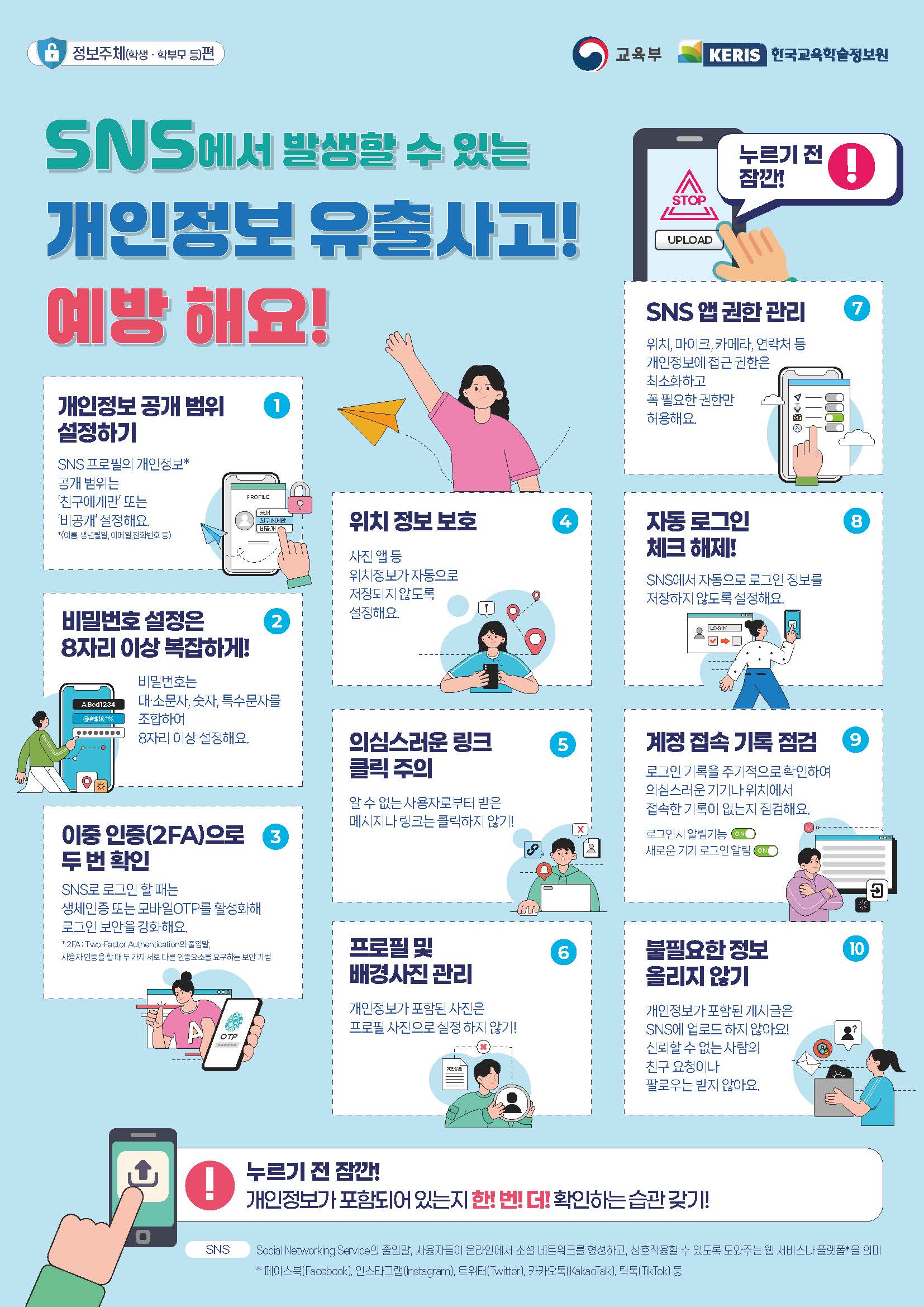 2025년 2분기 SNS에서 발생할 수 있는 개인정보 유출사고 예방_포스터-A4.jpg
